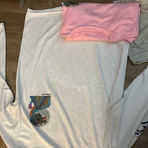 Matching tees, pink-womans white-men's - Picture 1 of 5